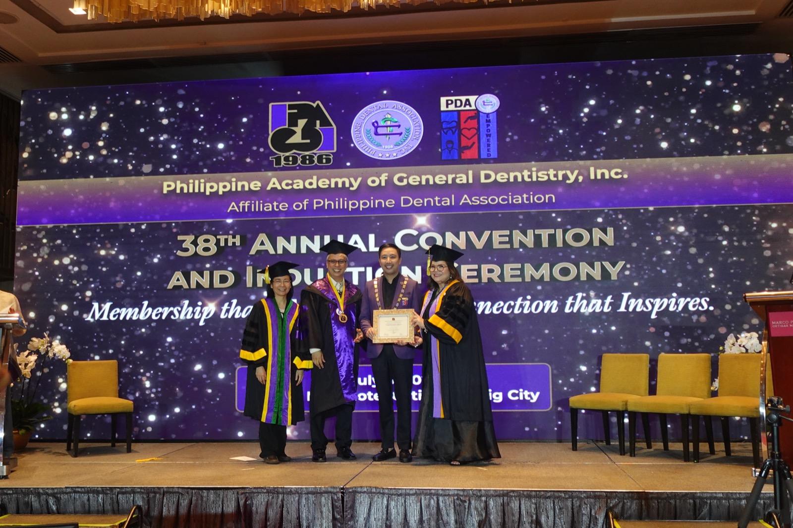 Philippine Academy of General Dentistry induction ceremony, an affiliate of PDA